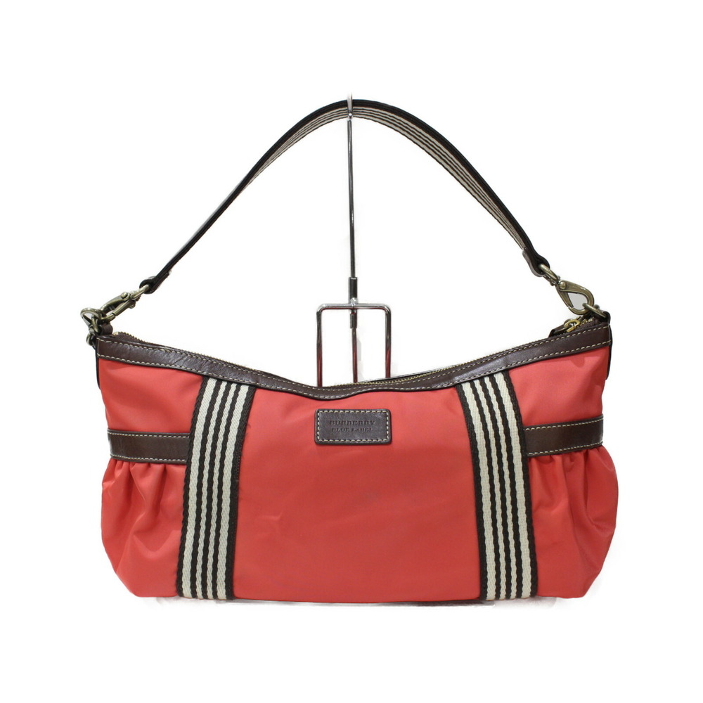 Burberry Blue shoulder Label tote bag red London - Picture 4 of 7